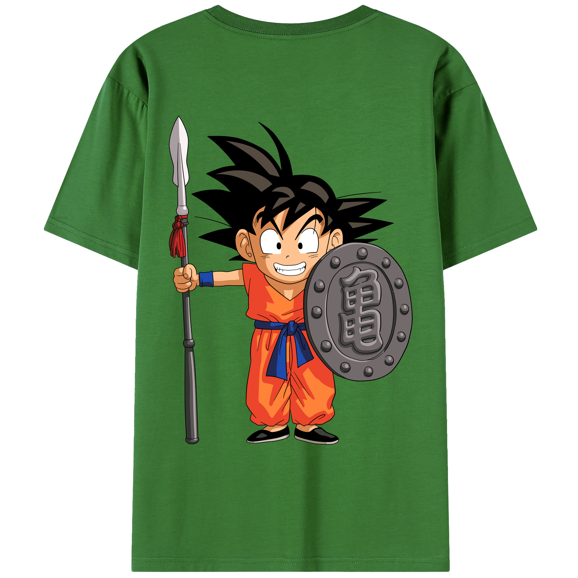 （画像用） ドラゴンボール 孫悟空（そん ごくう）Son Goku カカロット DRAGON BALL Kakarotto レディース半袖Tシャツ(バックプリント)